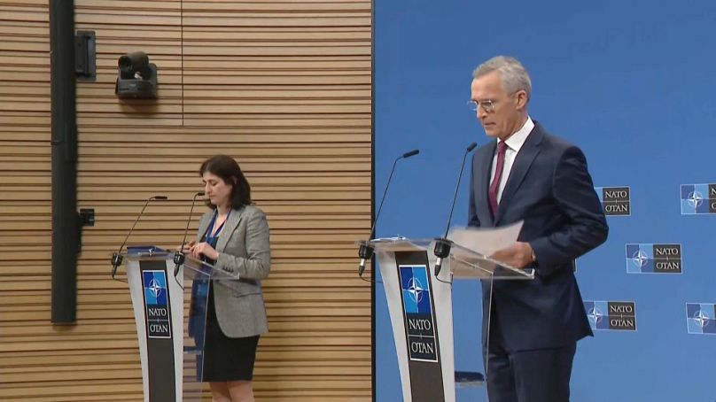 NATO's Secretary General called for more predictable long-term support for Ukraine.