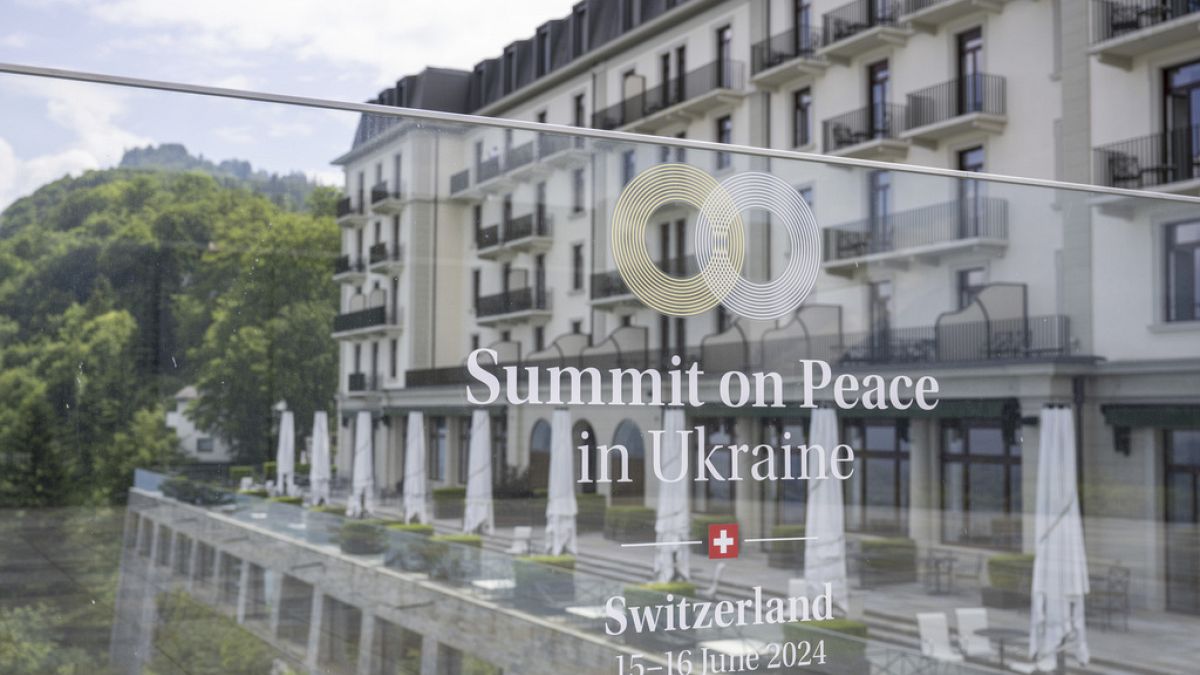 La conferencia de paz sobre Ucrania se celebra entre el 15 y el 16 de junio en un lujoso complejo turístico del cantón suizo de Nidwalden.