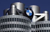 file photo the logo of German car manufacturer BMW visible at the headquarters in Munich, Germany.