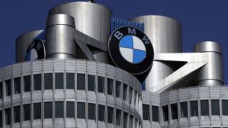 file photo the logo of German car manufacturer BMW visible at the headquarters in Munich, Germany.