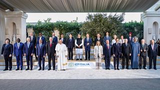 Foto di gruppo al G7
