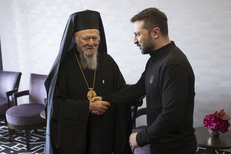 Οικουμενικός Πατριάρχης Βαρθολομαίος και πρόεδρος της Ουκρανίας, Βολοντίμιρ Ζελένσκι
