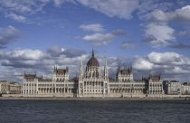Az Országház épülete Budapesten 2024. március 28-án