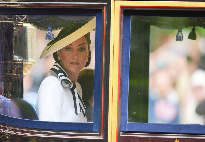  أميرة ويلز كيت ميدلتون خلال حضورها عيد ميلاد الملك تشارلز الثالث  
