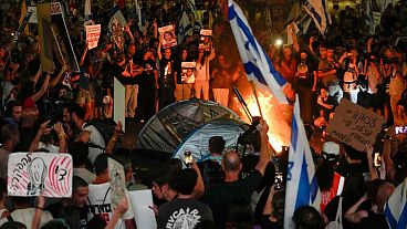 مظاهرات في تل أبيب 