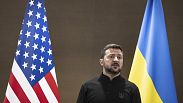 Ukrainian President Volodymyr Zelenskyy looks on before a bilateral meeting with the United States during the Summit on Peace in Ukraine in Obbürgen, Switzerland, July 2024.