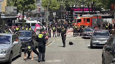 إطلاق النار على مهاجم هدد الشرطة في هامبورغ بفأس وعبوة حارقة قبل ساعات من انطلاق بطولة أمم أوروبا