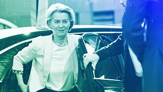 Ursula von der Leyen, the CDU's lead candidate for the European elections and President of the European Commission, attends the CDU Presidium meeting, in Berlin, 10 June 2024