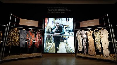 A preview of The Vivienne Westwood The Personal Collection at Christie's auction house in London, Thursday 13 June 2024.