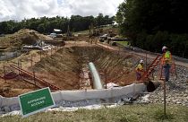A hotly contested East Coast natural gas pipeline was finally given the go-ahead  in June to start operating, six years after construction began 