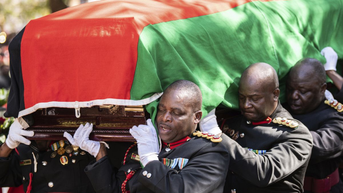 مراسم دفن نائب رئيس مالاوي