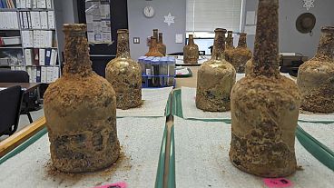 Bottles found underneath Mount Vernon