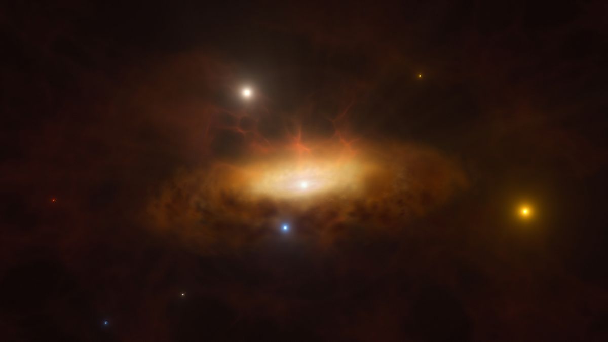 Хванати в действие: Астрономите може да са наблюдавали „събуждане“ на масивна черна дупка за първи път