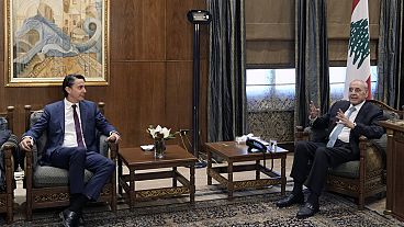 رئيس مجلس النواب نبيه بري يلتقي كبير مستشاري الرئيس الأميركي بايدن عاموس هوشستين في بيروت