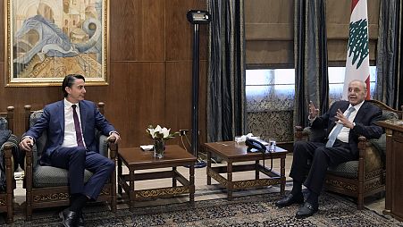 رئيس مجلس النواب نبيه بري يلتقي كبير مستشاري الرئيس الأميركي بايدن عاموس هوشستين في بيروت
