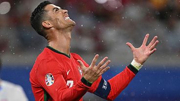 کریستیانو رونالدو، کاپیتان تیم ملی پرتغال پس از پیروزی مقابل چک در یورو ۲۰۲۴