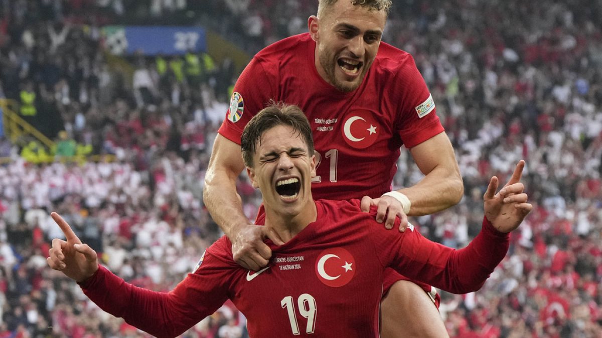 La joie des joueurs turcs.