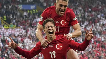 La joie des joueurs turcs.