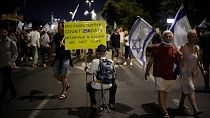 مظاهرة إسرائيلية في القدس لإعادة الأسرى 