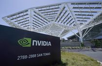 Ein Nvidia-Bürogebäude in Santa Clara, Kalifornien