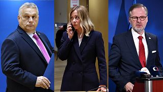 Viktor Orbán, Giorgia Meloni y Petr Fiala han expresado su descontento por el reparto de los altos cargos de la UE.