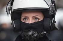 پلیس ضدشورش آلمان در حاشیه مسابقات یورو ۲۰۲۴
