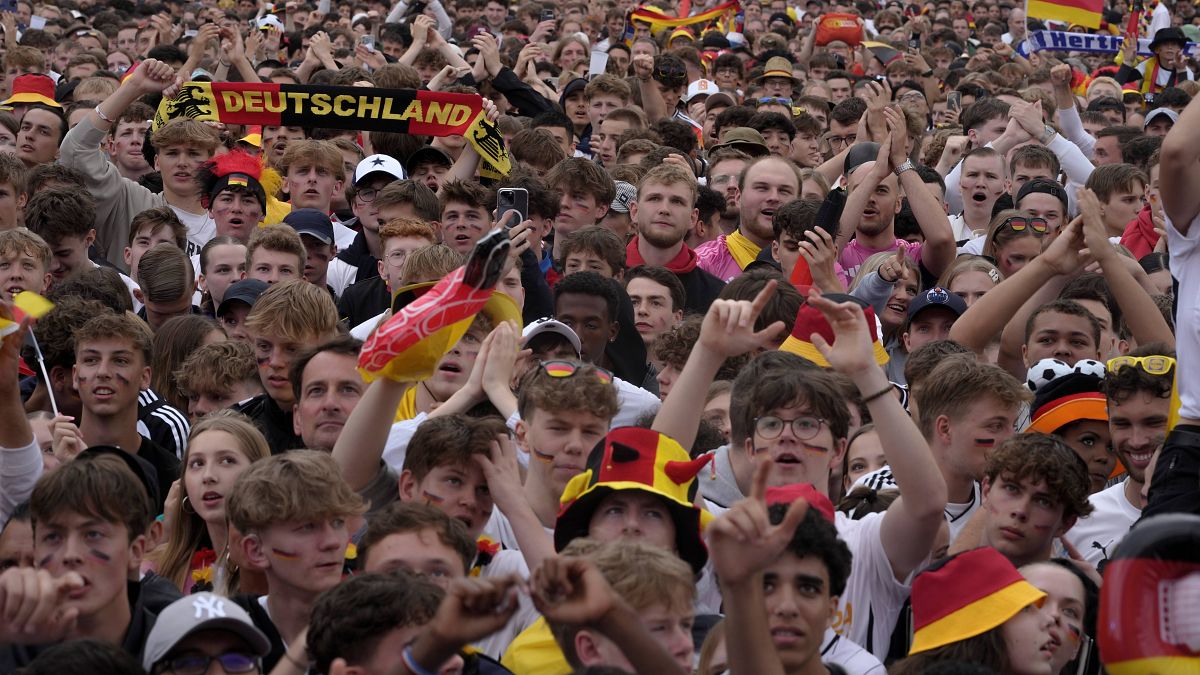 Aficionados alemanes en la Eurocopa 2024