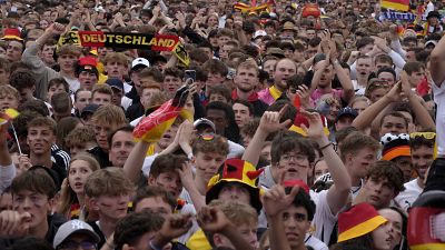 Γερμανοί οπαδοί ποδοσφαίρου στο Euro 2024