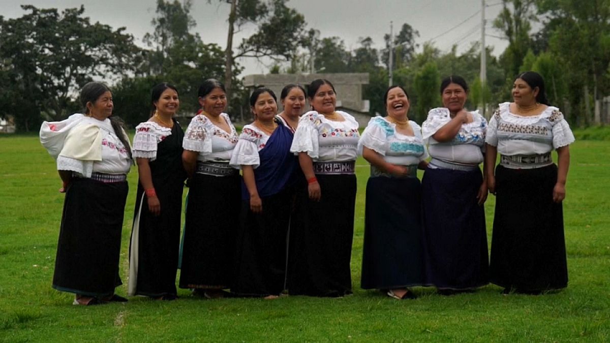 Watch: Ecuadorian village women play their self-invented sport thumbnail