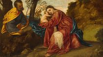 Rest on the Flight into Egypt by Titian (