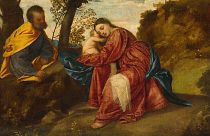 Rest on the Flight into Egypt by Titian (