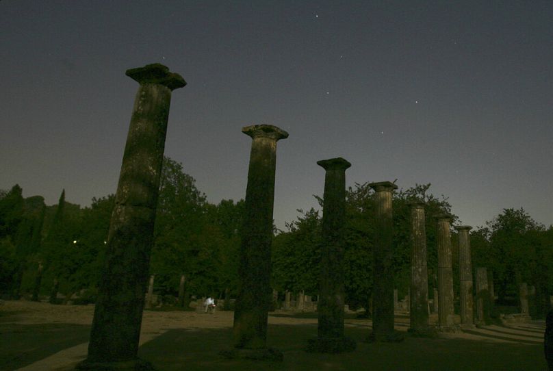Templo de Olimpia en el que se celebraban los Juegos Olímpicos en la Antigüedad.