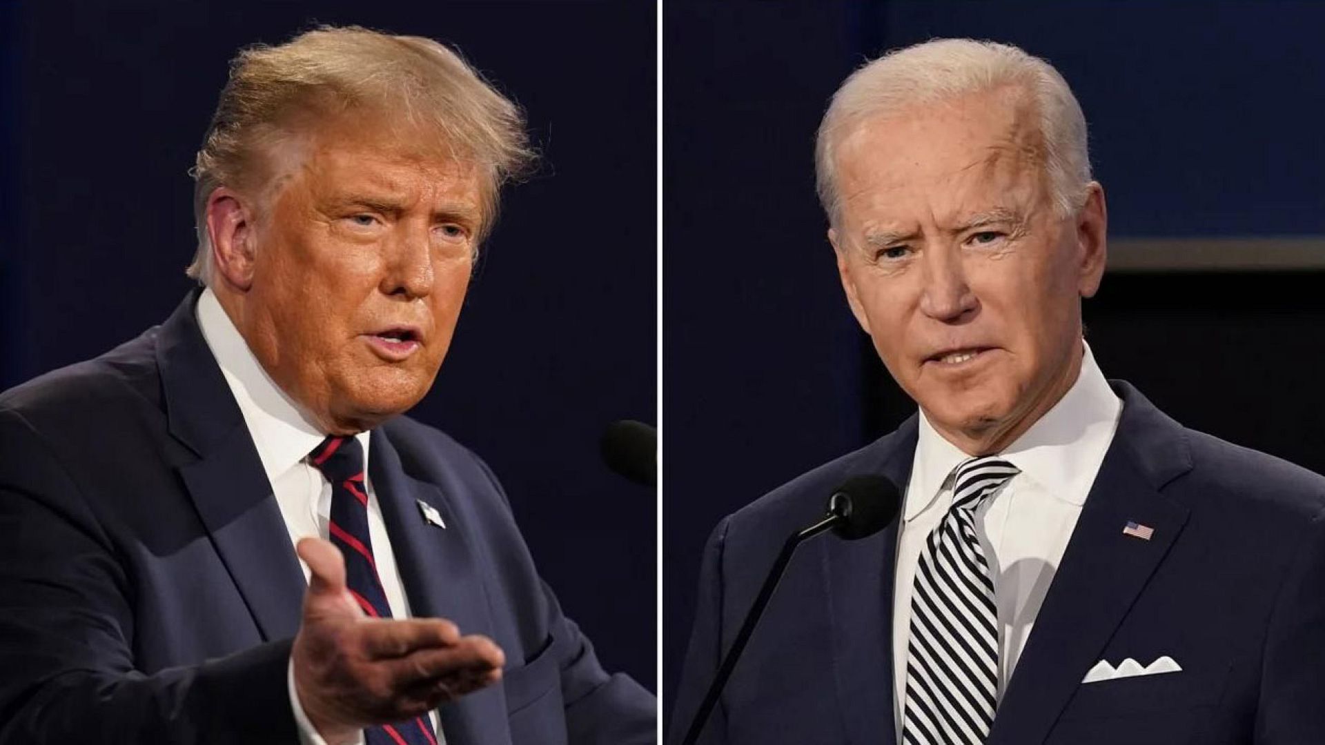 Trump ve Biden ilk canlı yayın tartışmasında kozlarını paylaşmaya hazırlanıyor