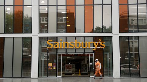Sainsbury's flagship store in the Nine Elms area of London. April 30, 2018.