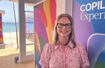 Microsoft's GM of Microsoft’s Copilot and co-founder of WorkLab, Colette Stallbaumer speaks to Euronews Next at Cannes Lions Festival of Creativity