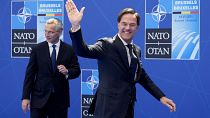 Mark Rutte et le Secrétaire Général de l'OTAN Jens Stoltenberg