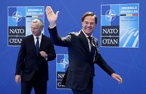 Mark Rutte became the only remaining candidate after the Romanian president withdrew from the NATO leadership race.