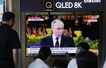 Az orosz elnök a dél-koreai televízióban