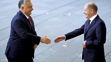 АРХИВ. Встреча Орбана и Шольца два года назад