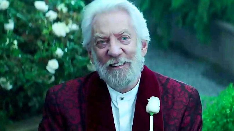 Donald Sutherland in the Hunger Games series