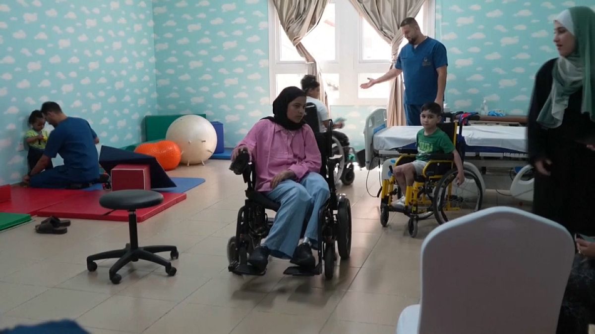 أطفال من غزة يتلفون العلاج في الإمارات العربية المتحدة