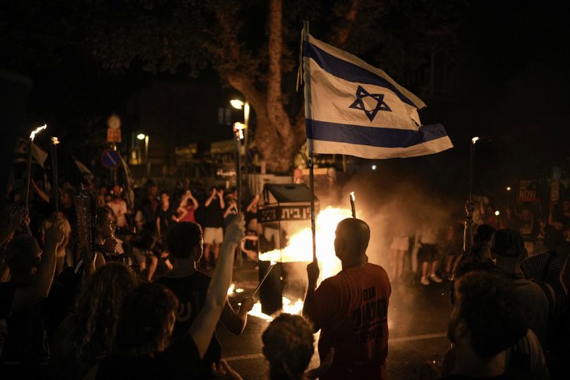 مظاهرة في تل أبيب ضدّ حكومة نتنياهو  