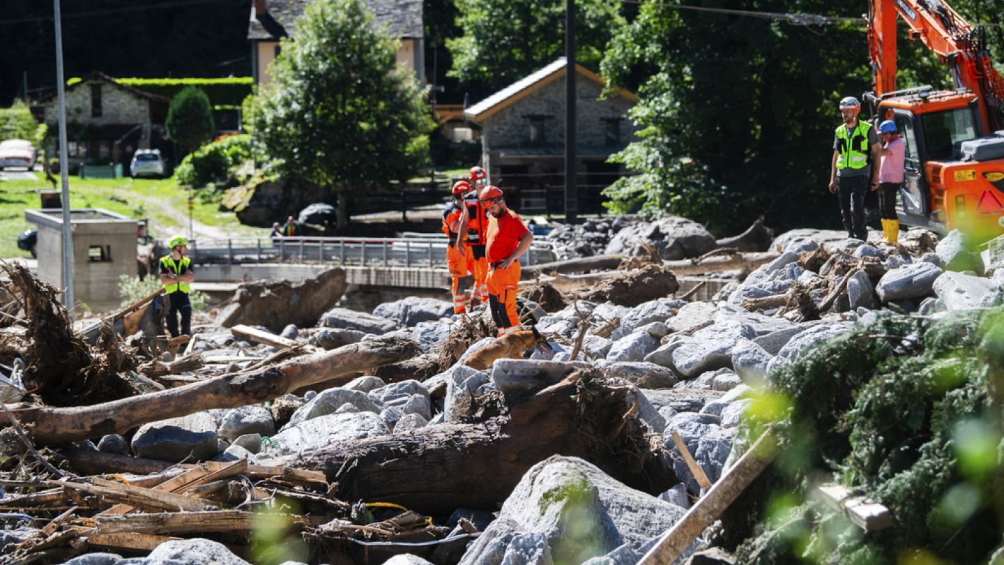 One of three missing people found dead after heavy rain in Switzerland |  Euronews