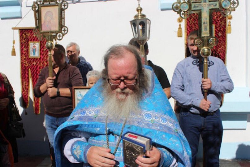 A meggyilkolt ortodox pap