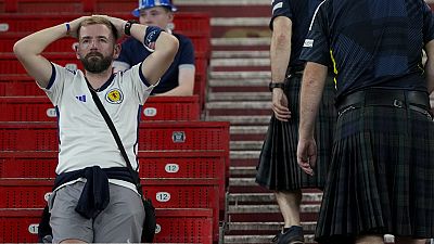 La afición escocesa, abatida por la eliminación de su selección de la Eurocopa 2024 tras caer ante Hungría