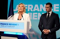 جردان باردلا و مارین لوپن، رهبران جریان راست افراطی در فرانسه