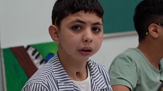 کودکان مجروح فلسطینی در شهرک بشردوستی در امارات 
