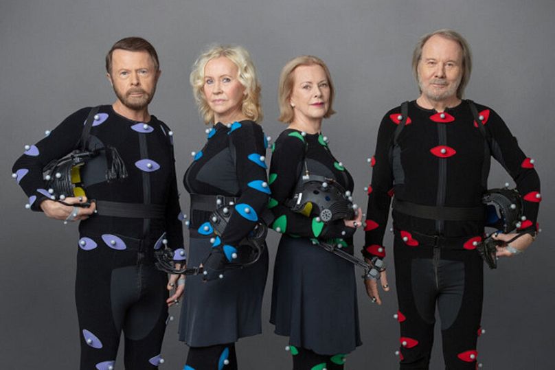 ABBA in full gear for their digital avatars