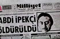 Milliyet gazetesi'nin Abdi İpekçi cinayetini manşete taşıdığı 2 Şubat 1979 Cuma nüshasının ön sayfası