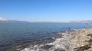 Türkiye'nin dördüncü büyük gölü Eğirdir, Isparta, Türkiye. (Fotoğraf:AA)